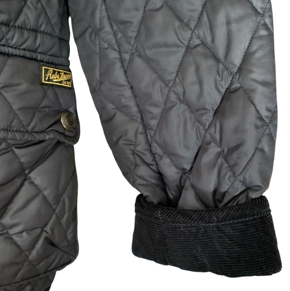 Polo Ralph Lauren Black/Red Quilted Big Kid's Jacket - Picture 7 of 15